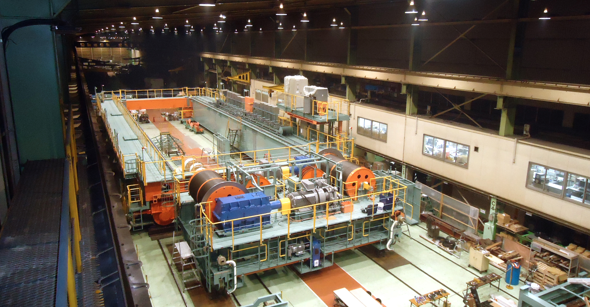 中山機械工場内 組立職場