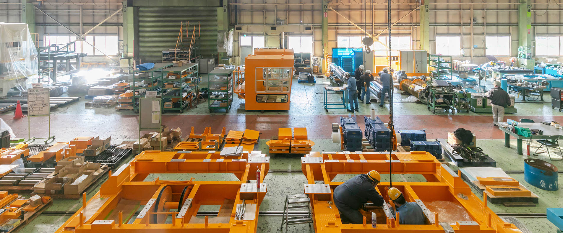 中山機械工場内 制御職場